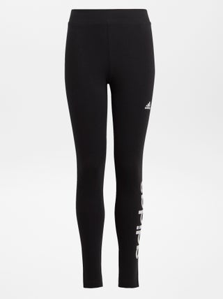 Lange 'adidas'-legging met geschreven logo