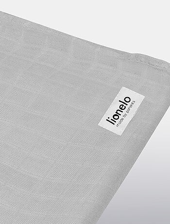 Lange bébé en bambou 120x120 cm - LIONELO - 100% coton - Hypoallergénique