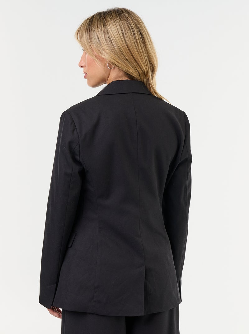 Lange blazer Zwart - Kiabi