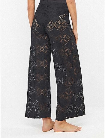 Lange broek met transparanties beach party editie