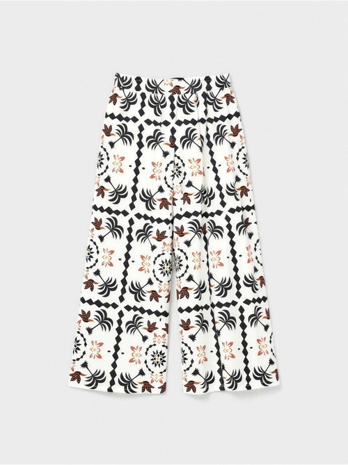 Lange broek met tropisch motief - Kiabi