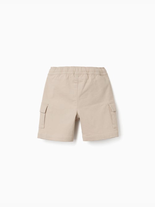 Lange cargoshort van twill met trekkoord - Kiabi Lange cargoshort van twill met trekkoord - Kiabi