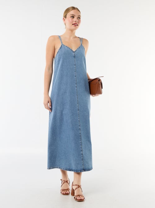 Lange denim jurk - Kiabi