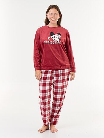2-delige lange fleece pyjamaset 'Disney' 'Stitch'