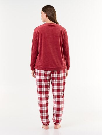 2-delige lange fleece pyjamaset 'Disney' 'Stitch'