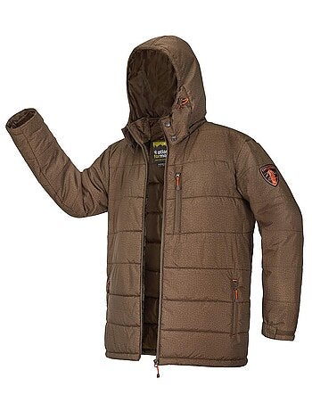 Lange donsjas met afneembare capuchon - ATLAS FOR MEN