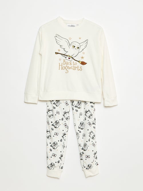 Lange fleece pyjama 'Harry Potter' - 2-delig - Kiabi