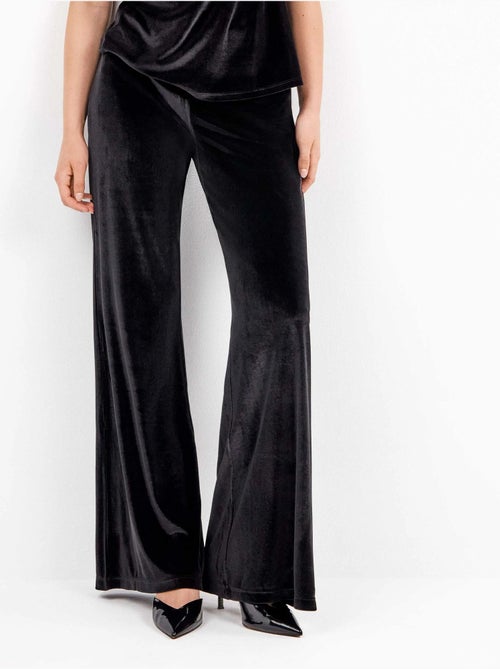 Lange fluwelen stretchbroek met elegant ontwerp - Kiabi