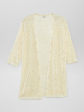 Lange gebreide kimono 'JDY'