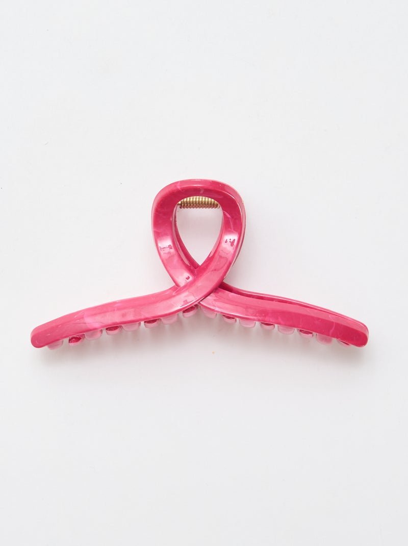 Lange gekleurde haarklem Rose - Kiabi