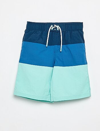 Lange gestreepte zwemshort