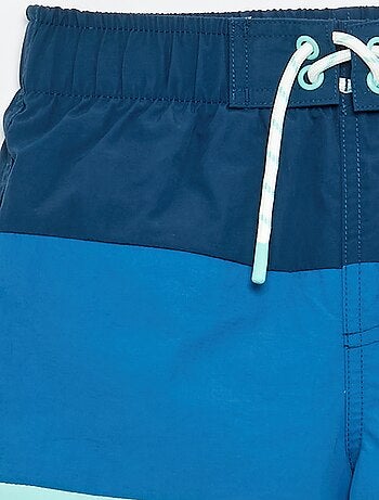 Lange gestreepte zwemshort