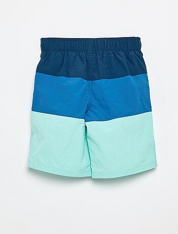 Lange gestreepte zwemshort