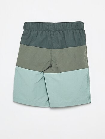 Lange gestreepte zwemshort
