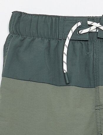 Lange gestreepte zwemshort