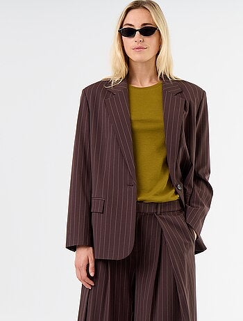 Lange getailleerde blazer