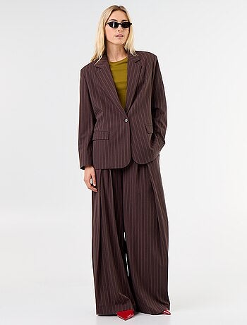 Lange getailleerde blazer