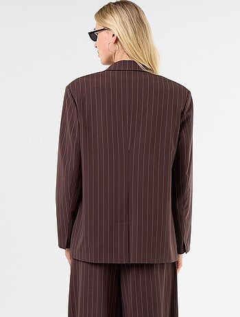 Lange getailleerde blazer