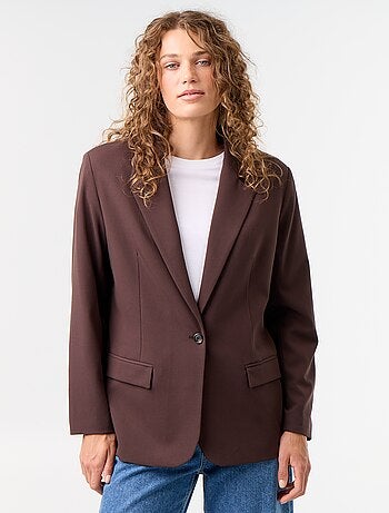 Lange getailleerde blazer
