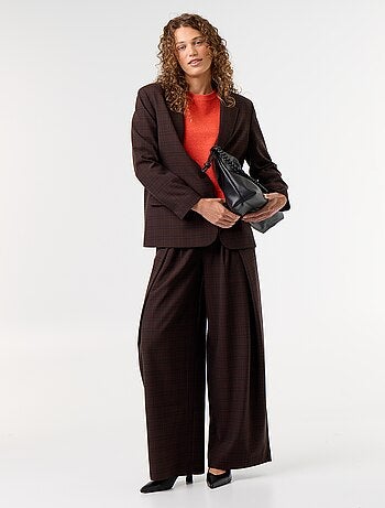 Lange getailleerde blazer