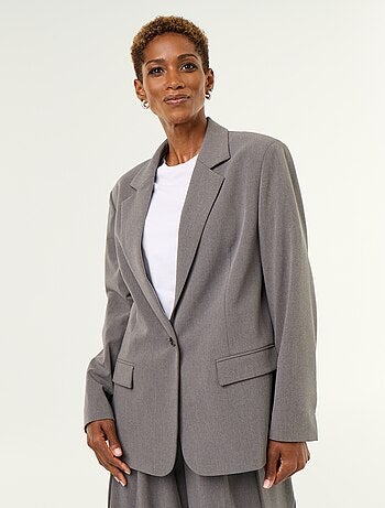 Lange getailleerde blazer