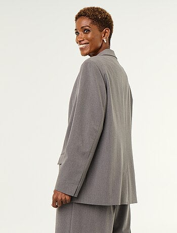 Lange getailleerde blazer