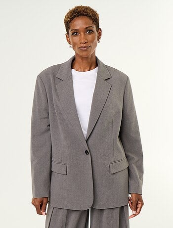 Lange getailleerde blazer