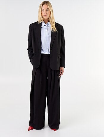 Lange getailleerde blazer