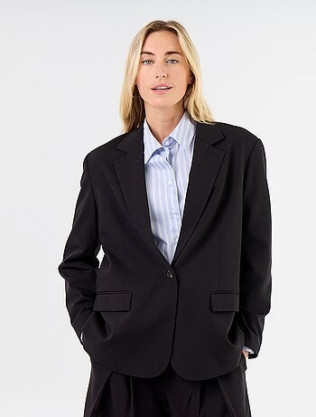Lange getailleerde blazer