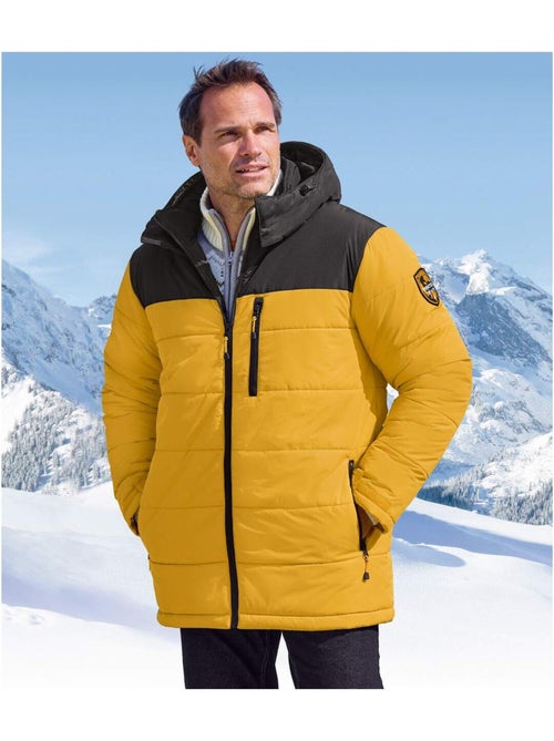 Lange gewatteerde jas met  afneembare capuchon Sunny Winter - ATLAS FOR MEN - Kiabi