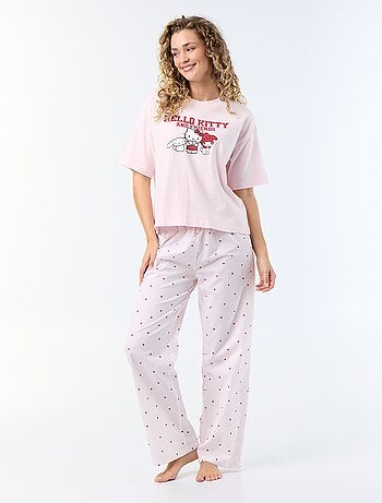 Lange 'Hello Kitty' pyjama - 2-delig
