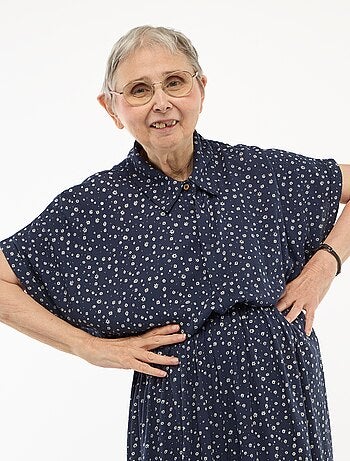 Lange hemdjurk met luipaardprint - So Easy