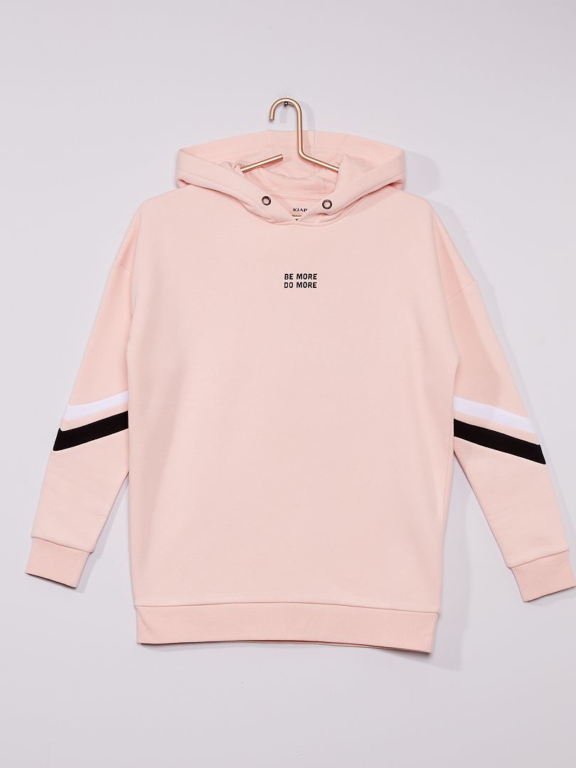 Lange hoodie roze - Kiabi