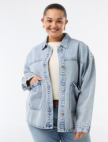Lange jeansjas