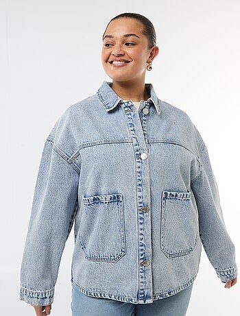 Lange jeansjas