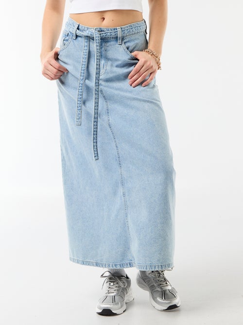 Lange jeansrok - Kiabi