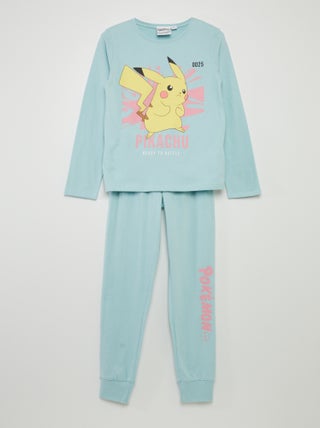 Lange jersey pyjama 'Pokémon' - 2-delig