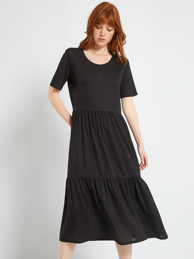 Lange jurk 'JDY' zwart - Kiabi