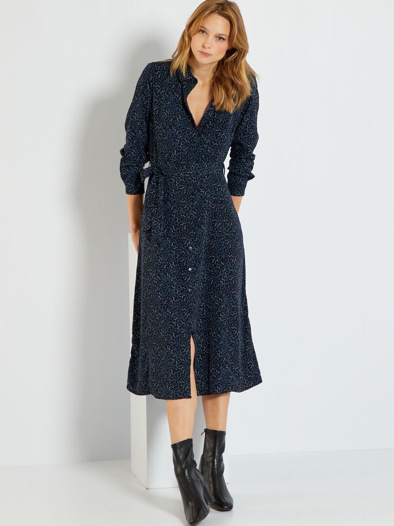 Levi's® Jeansjurk met knoopsluiting, model 'VEDA' in zwart online kopen