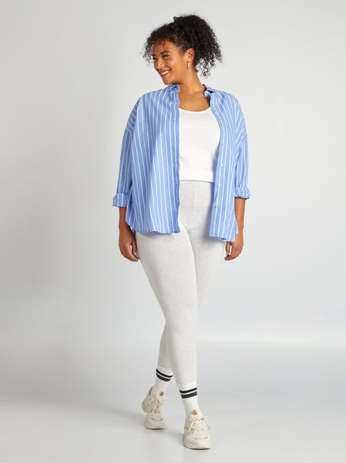 Lange katoenen legging - Kiabi