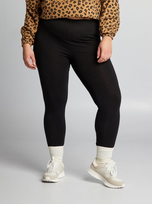 Lange katoenen legging - Kiabi