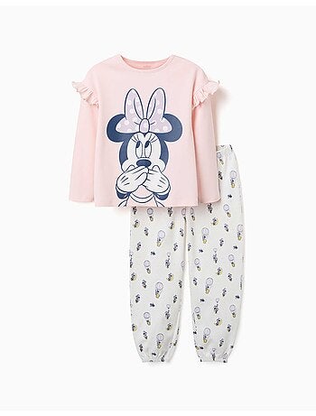 Lange katoenen pyjama met minnie prints