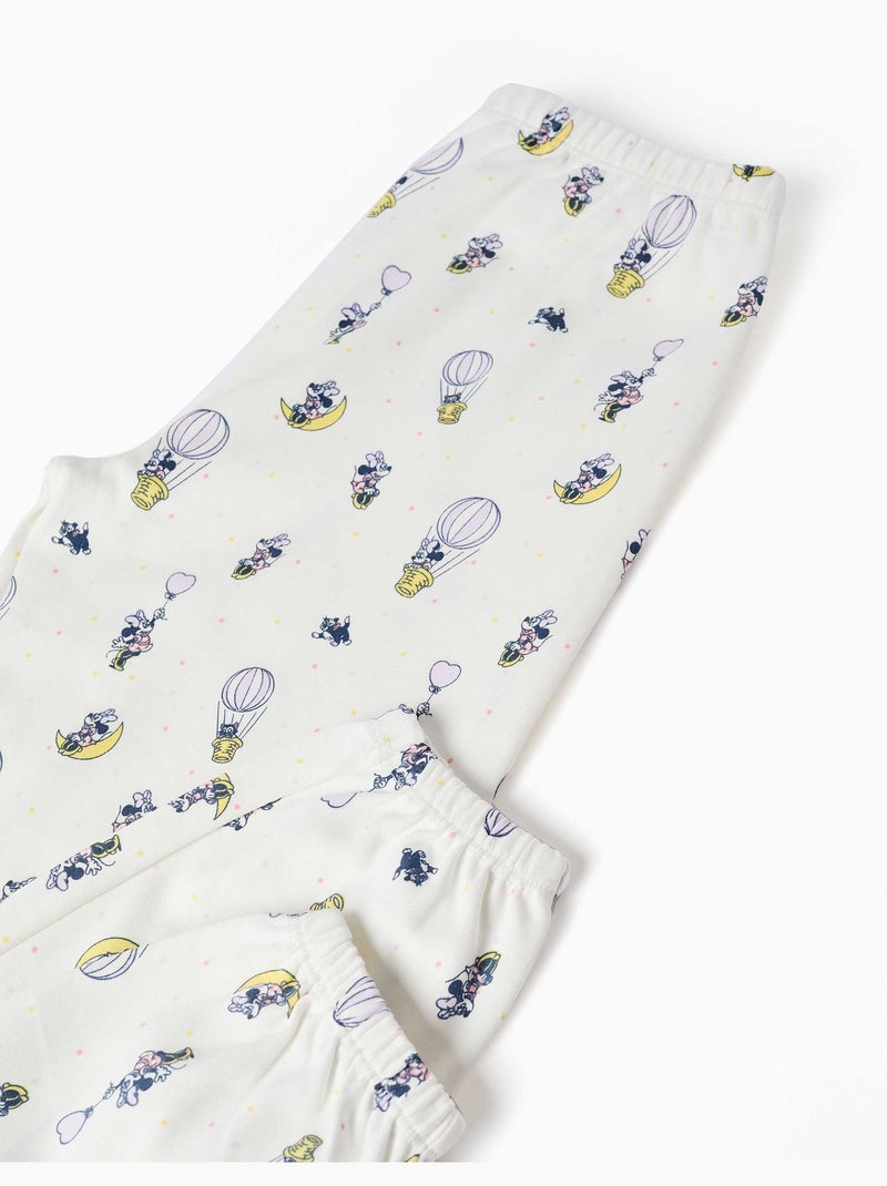 Lange katoenen pyjama met Minnie prints Lichtroze - Kiabi