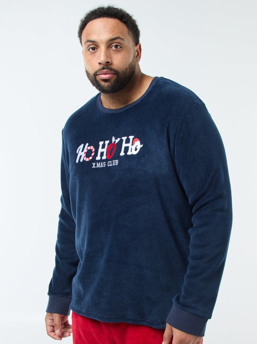 Lange kerstpyjama - 2-delig - Kiabi