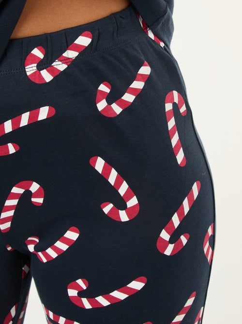 Lange kerstpyjama - 2-delig - Kiabi