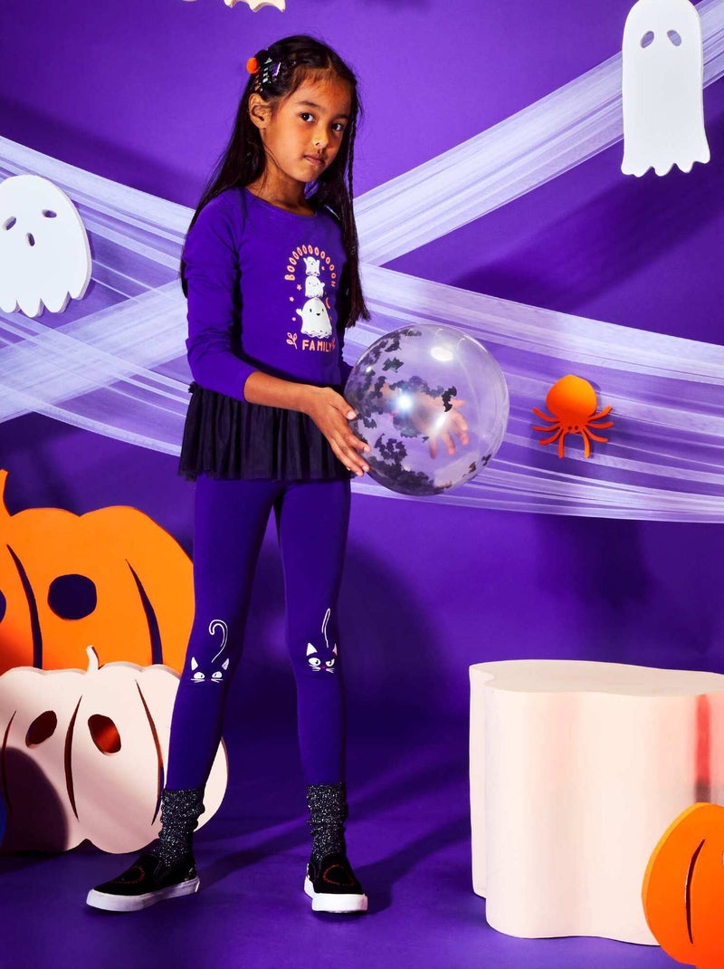 Lange legging | 'kat' - Halloween PAARS - Kiabi