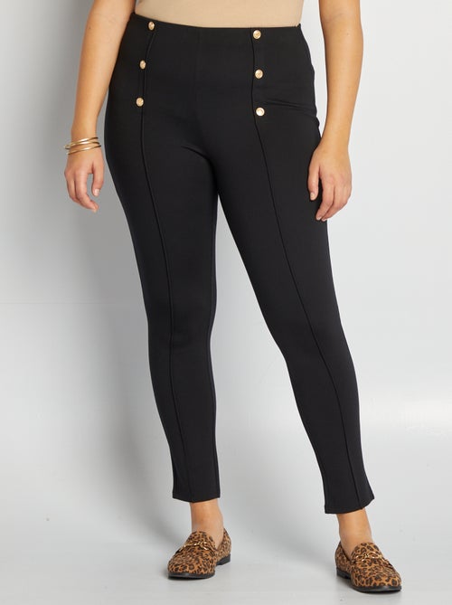 Lange legging met knoopjes - Kiabi