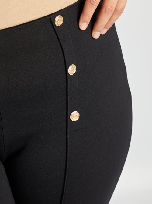 Lange legging met knoopjes - Kiabi