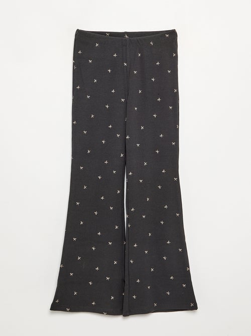 Lange legging met motief - Kiabi