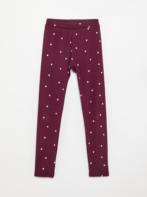 Lange legging met print - Kiabi